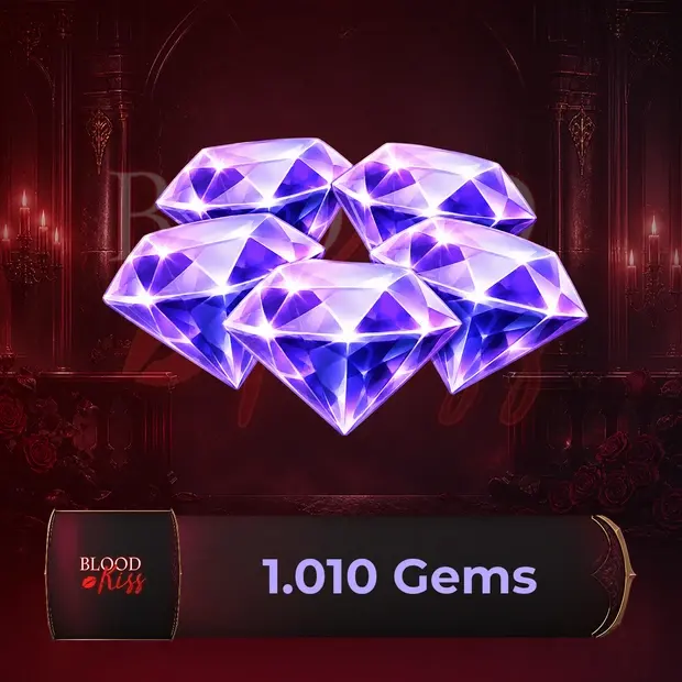 Blood Kiss: Vampire Story 1,010 Gems cover art