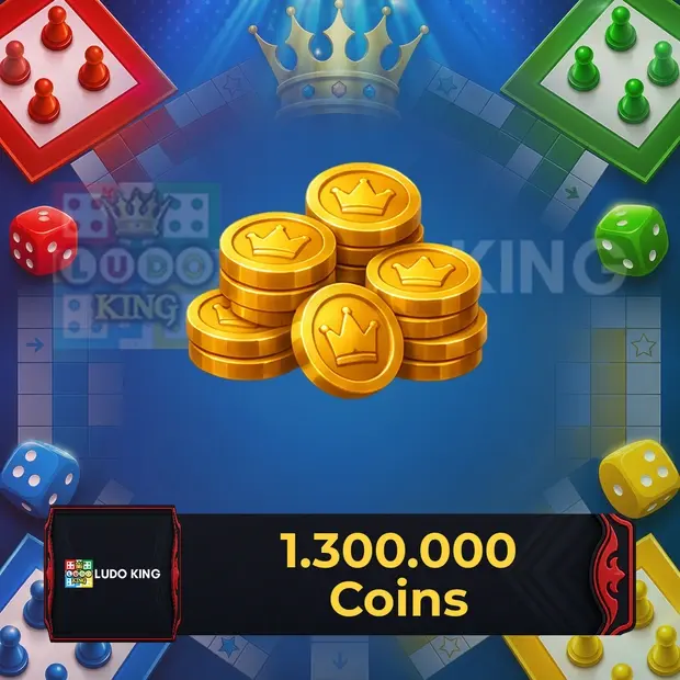 Ludo King 1,300,000 Coins cover art