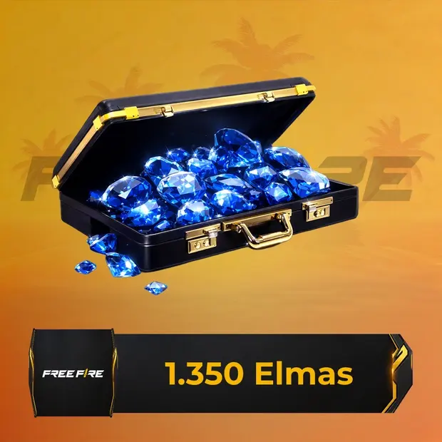 Free Fire 1350 Diamonds cover art