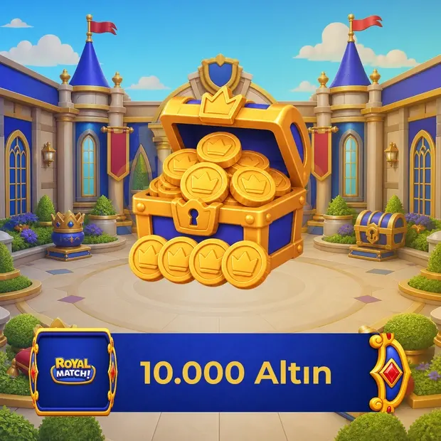 Royal Match 10,000 Gold - 900 TL Google Play Gift Code cover art