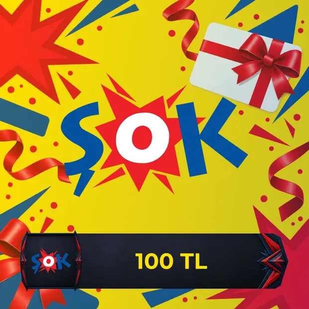 Şok Hediye Kartı 100 TL kapak görseli
