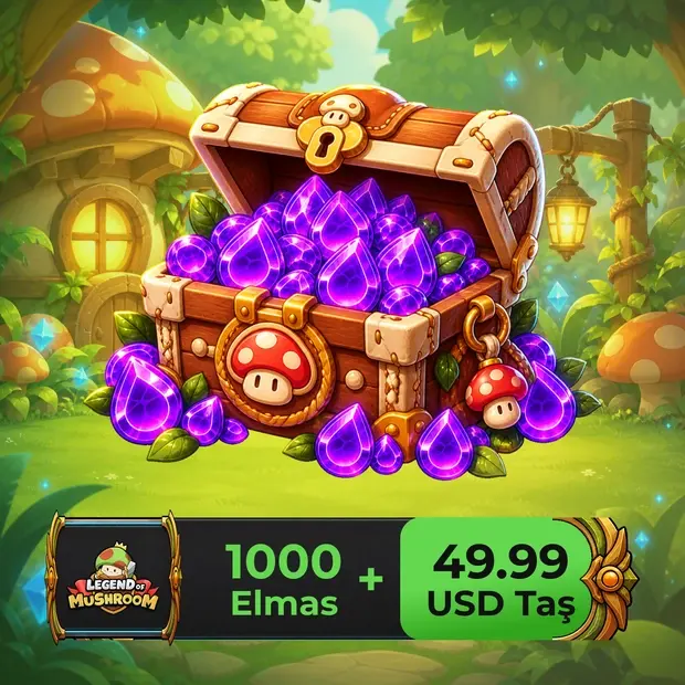 Legend of Mushroom 1000 Diamonds + 49.99 USD Stone cover art