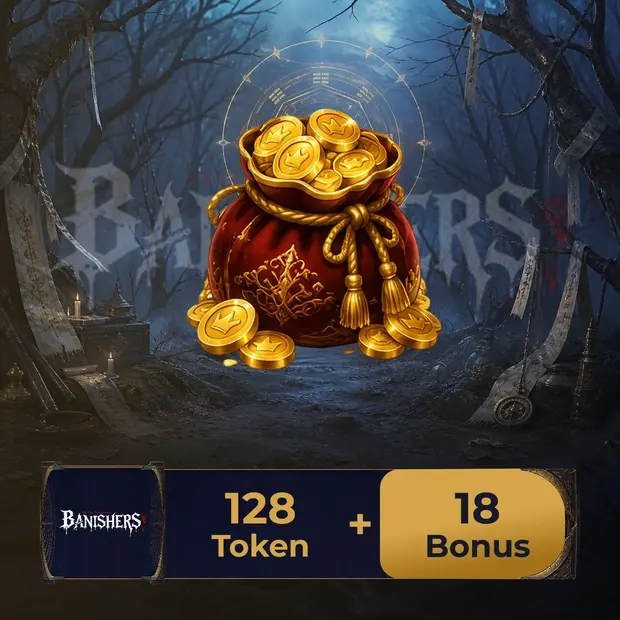 Banishers: Faiths Entwined 128 + 18 Token cover art