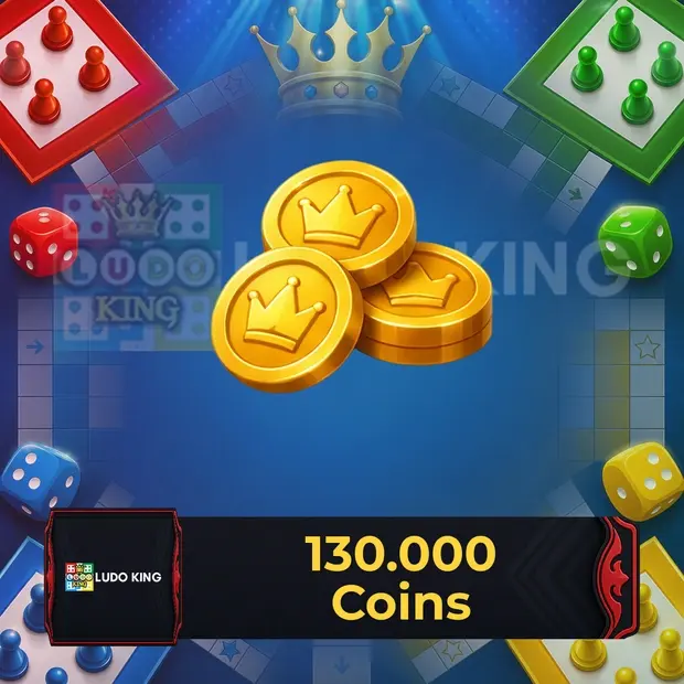 Ludo King 130.000 Coins kapak görseli