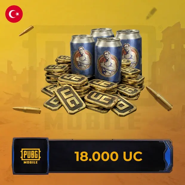 PUBG Mobile 18000 UC TR cover art
