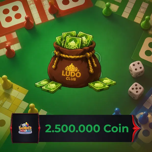 Ludo Club 2,500,000 Coins cover art