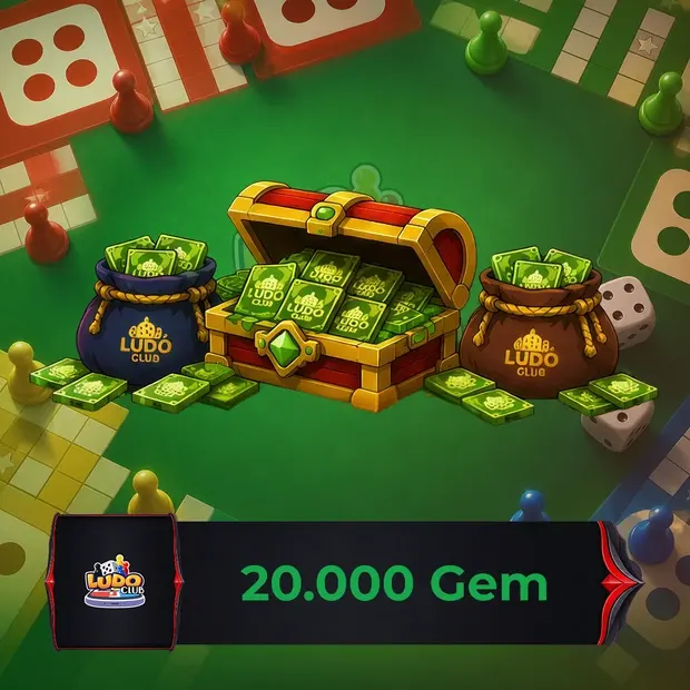 Ludo Club 20,000 Gems cover art