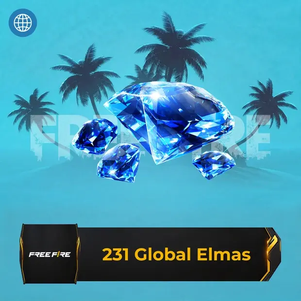 Free Fire 231 Diamonds Global cover art