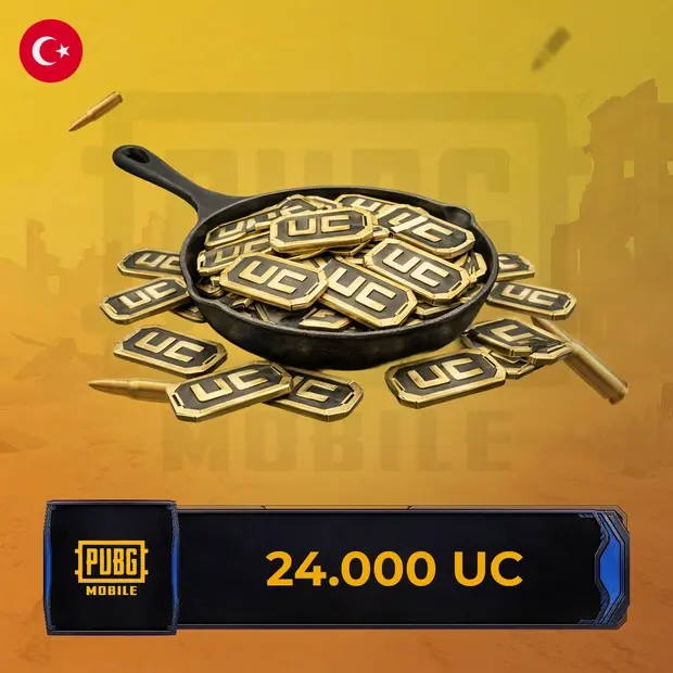 PUBG Mobile 24000 UC TR cover art