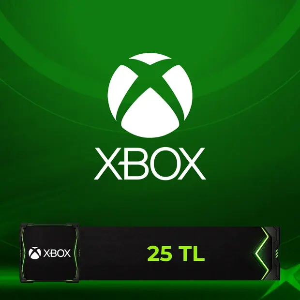 Xbox Live Gift Card 25 TL kapak görseli