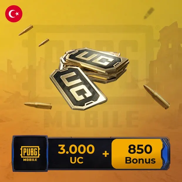 Pubg Mobile 3850 UC TR cover art