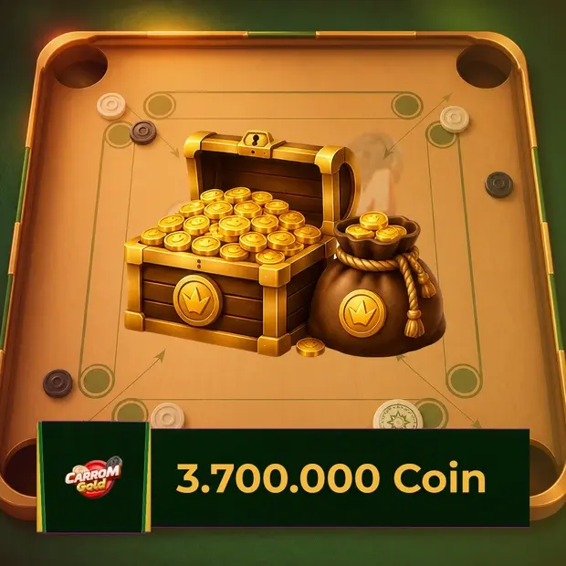 Carrom Gold 3,700,000 Coins cover art