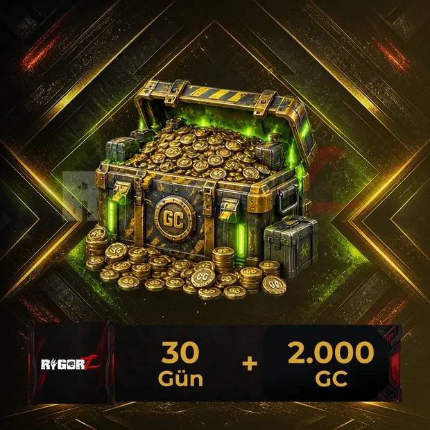 RigorZ Gold Premium 30 Gün + 2.000 GC kapak görseli