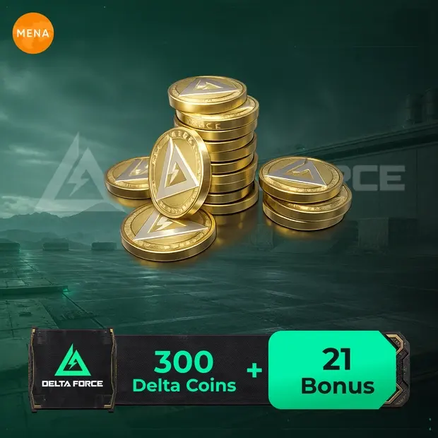 Delta Force 300 + 21 Delta Coins MENA cover art