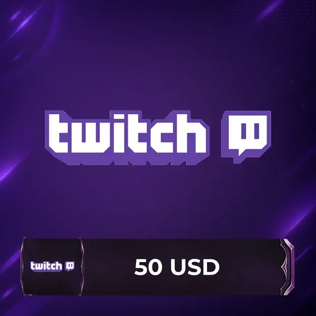 Twitch Gift Card 50 USD