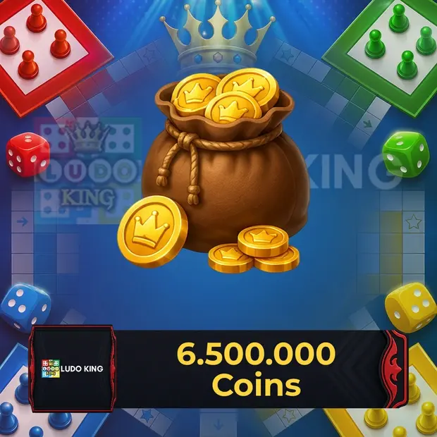 Ludo King 6.500.000 Coins kapak görseli