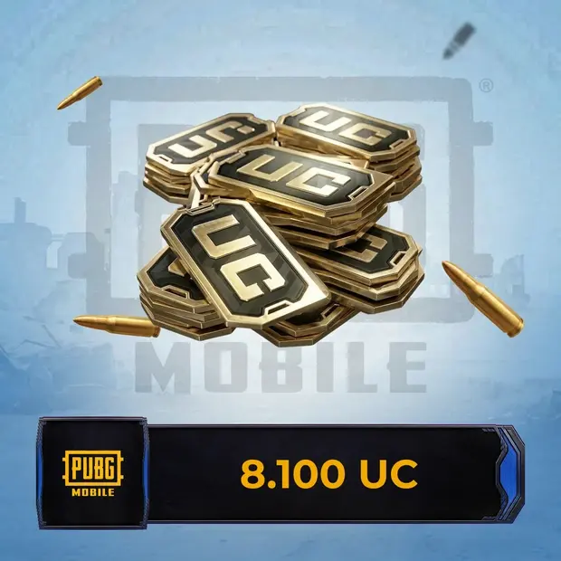 PUBG Mobile 8100 UC cover art