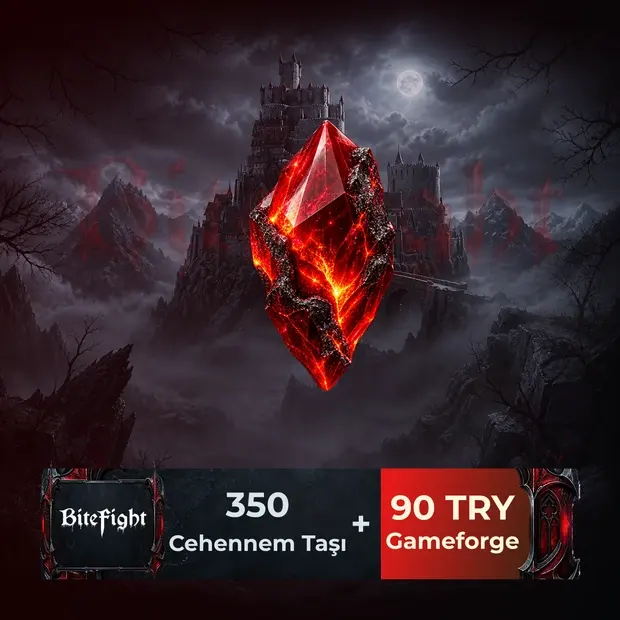 BiteFight 350 Cehennem Taşı - 90 TL Gameforge kapak görseli