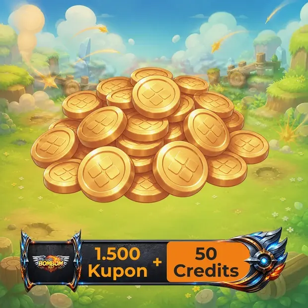 Bombom 1,500 Coupons - 50 Credits cover art