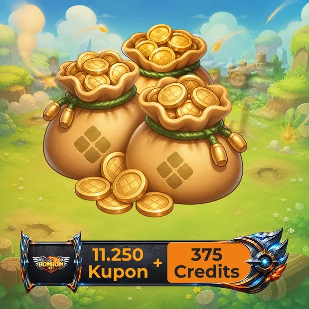 Bombom 11,250 Coupons - 375 Credits cover art