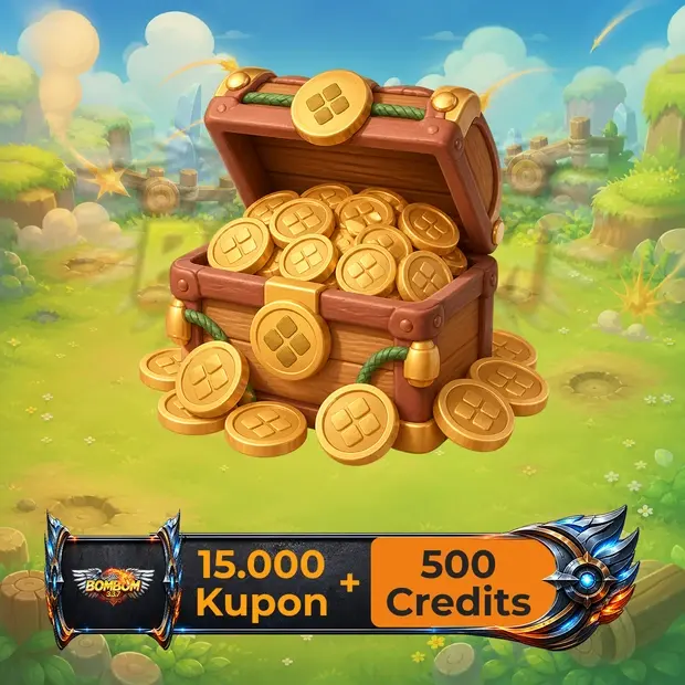 Bombom 15,000 Coupons - 500 Credits cover art