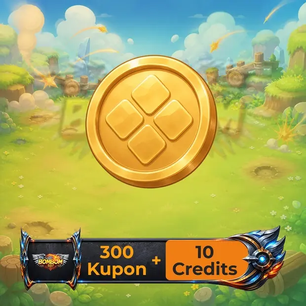 Bombom 300 Coupon - 10 Credits cover art