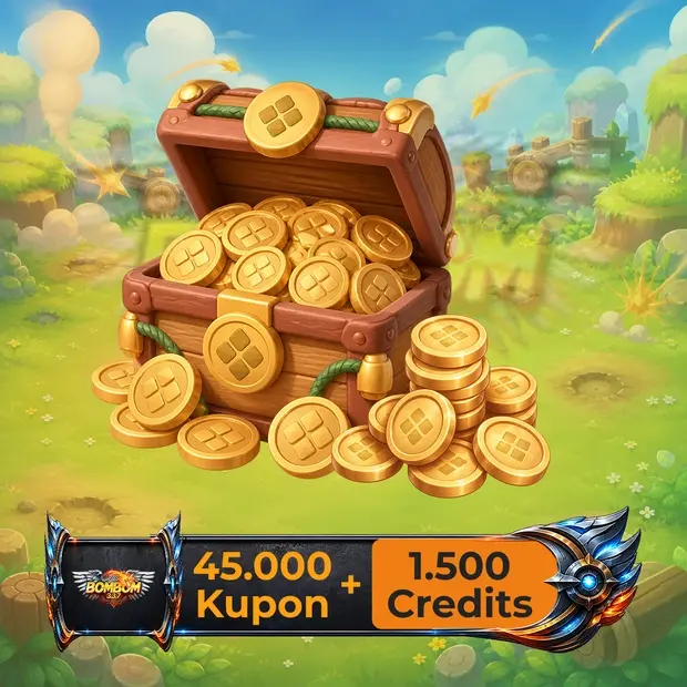 Bombom 45,000 Coupons - 1500 Credits cover art