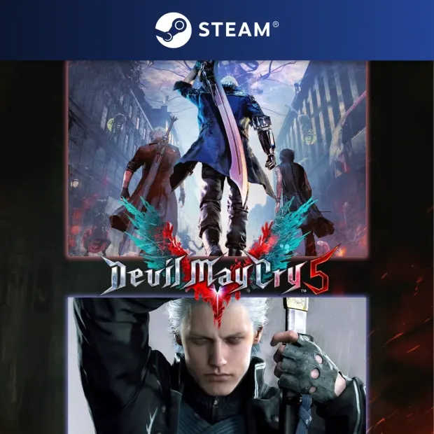 Devil May Cry 5 + Vergil cover art