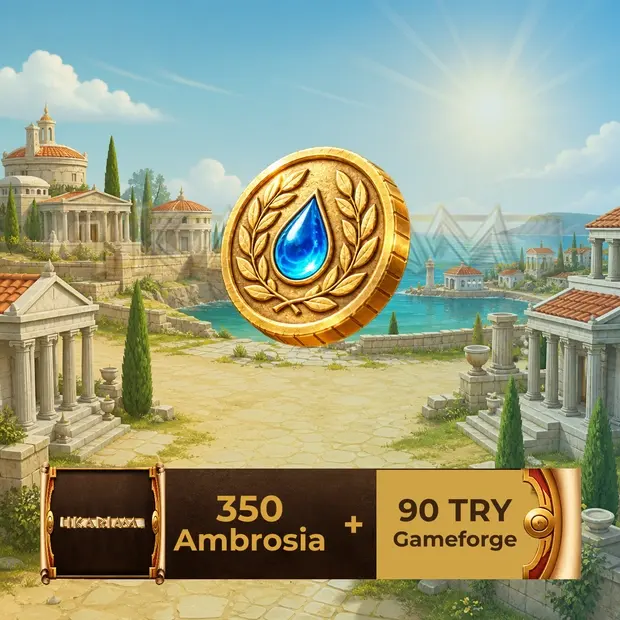 Ikariam 350 Ambrosia - 90 TL Gameforge cover art