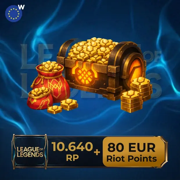 League of Legends 10,640 RP cover art