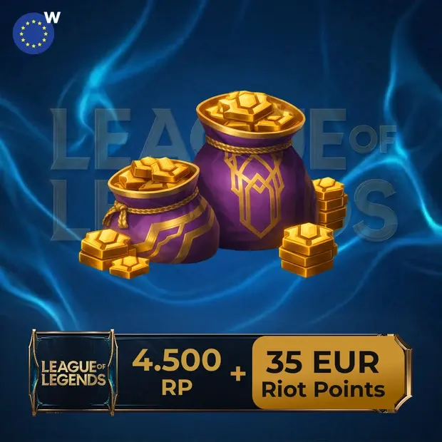 League of Legends 4500 RP cover art