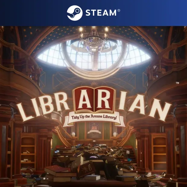 Librarian Tidy Up the Arcane Library cover art
