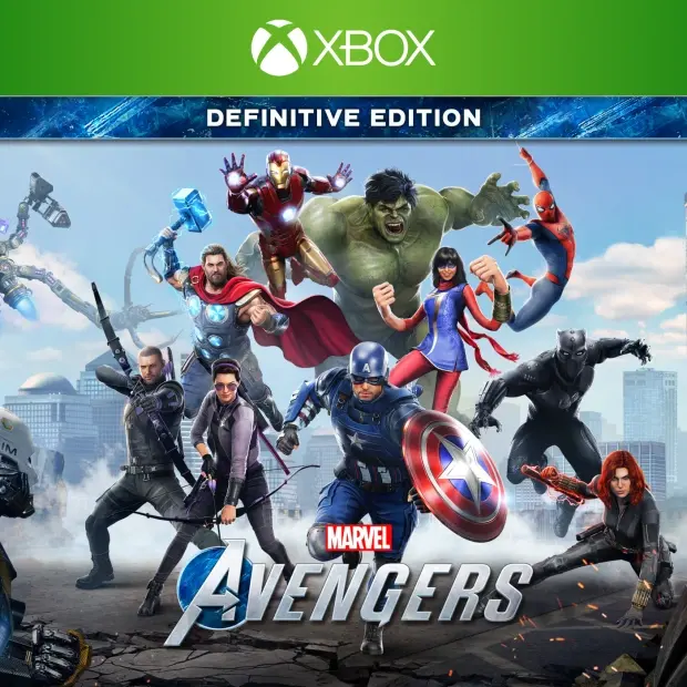 Marvel’s Avengers Definitive Edition cover art