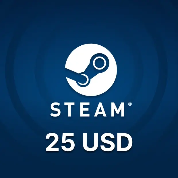 Steam Wallet Code 25 USD cover art