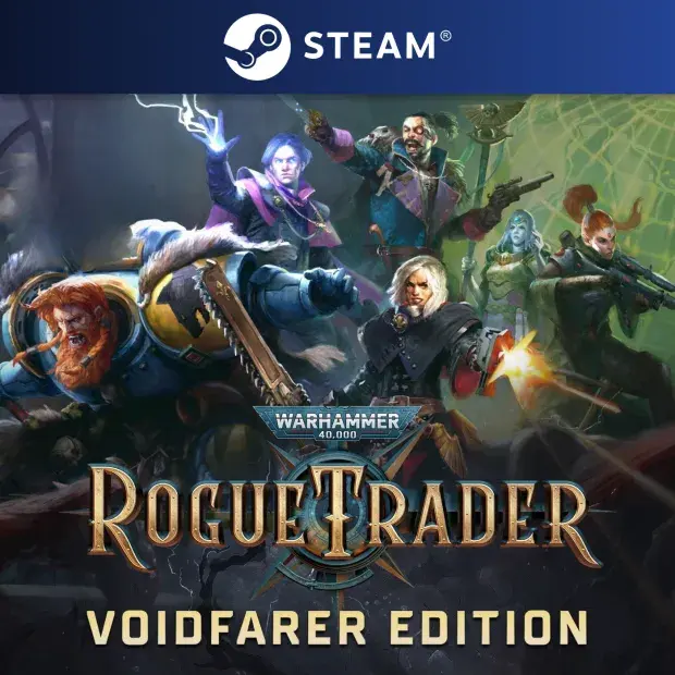 Warhammer 40.000: Rogue Trader Voidfarer Edition Steam CD Key cover art