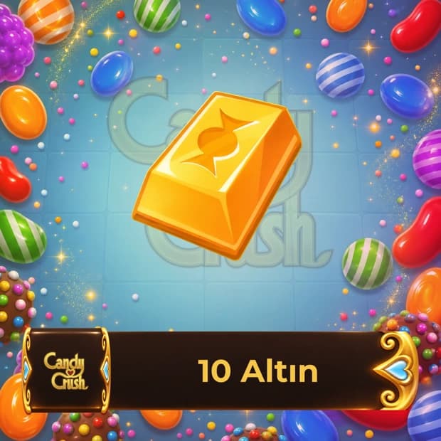 Candy Crush Saga 10 Gold - 100 TL Google Play Gift Code