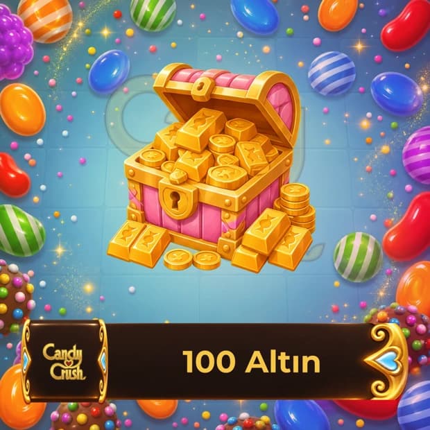 Candy Crush Saga 100 Gold - 700 TL Google Play Gift Code