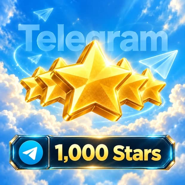 Telegram 1,000 Stars