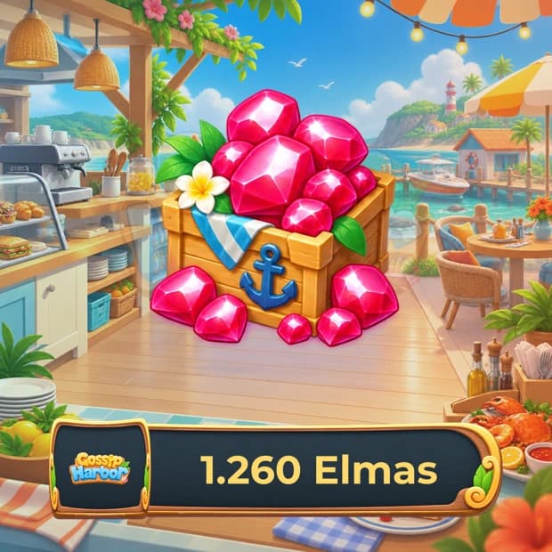 Gossip Harbor 1.260 Elmas - 390 TL Google Play Hediye Kodu