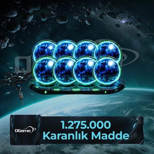OGame 1,275,000 Dark Matter - 225 TL Gameforge