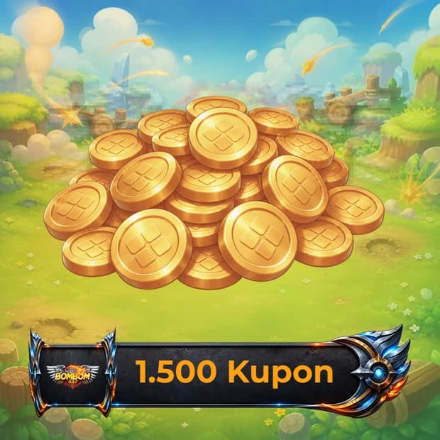 Bombom 1,500 Coupons - 50 Credits