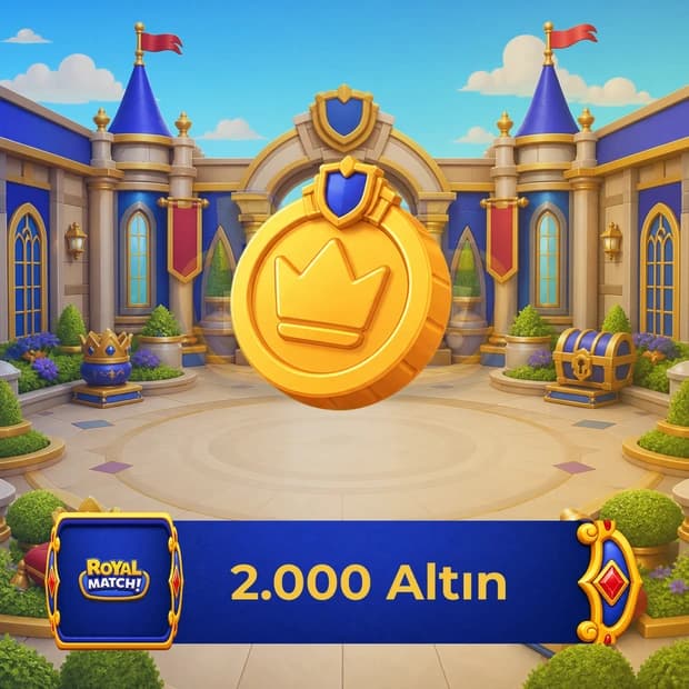 Royal Match 2,000 Gold - 100 TL Google Play Gift Code
