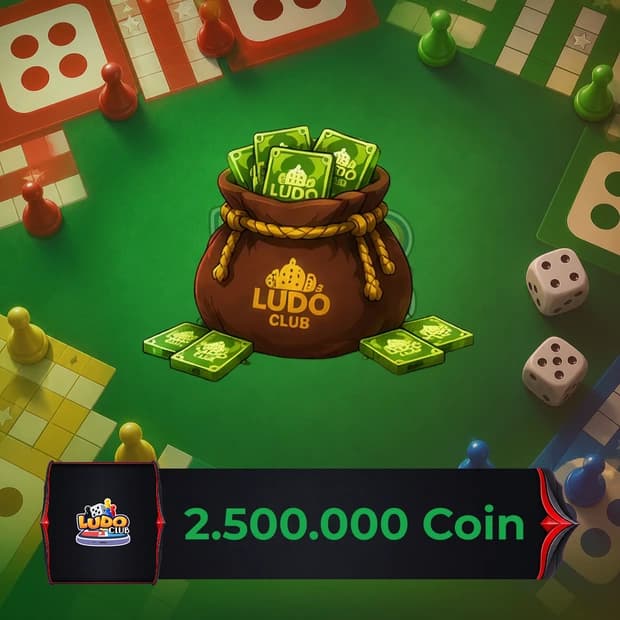 Ludo Club 2,500,000 Coins