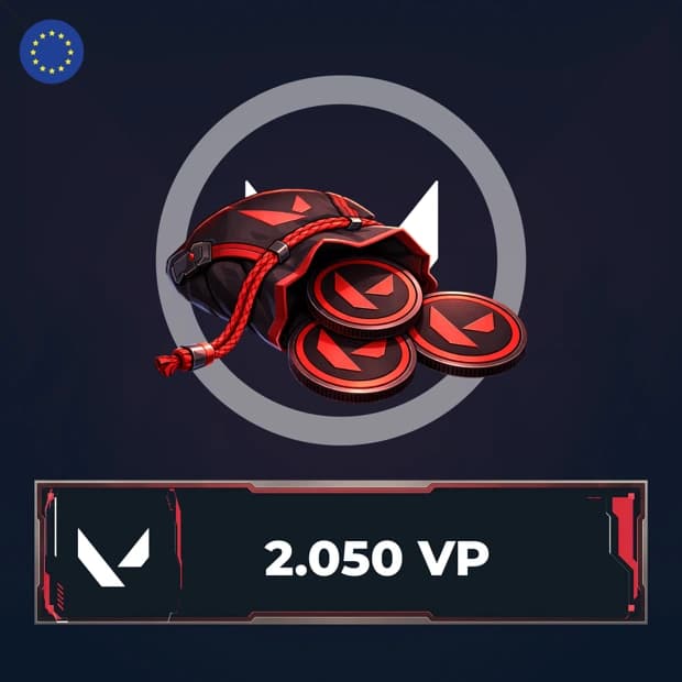 Valorant 2,050 VP - Europe