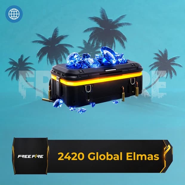 Free Fire 2,420 Diamonds Global