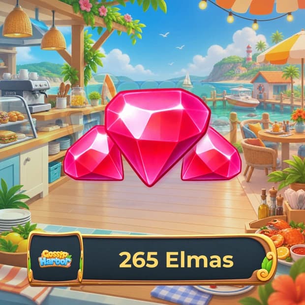 Gossip Harbor 265 Elmas - 98 TL Google Play Hediye Kodu
