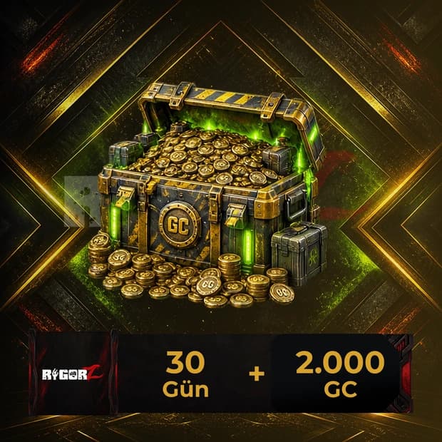 RigorZ Gold Premium 30 Gün + 2.000 GC