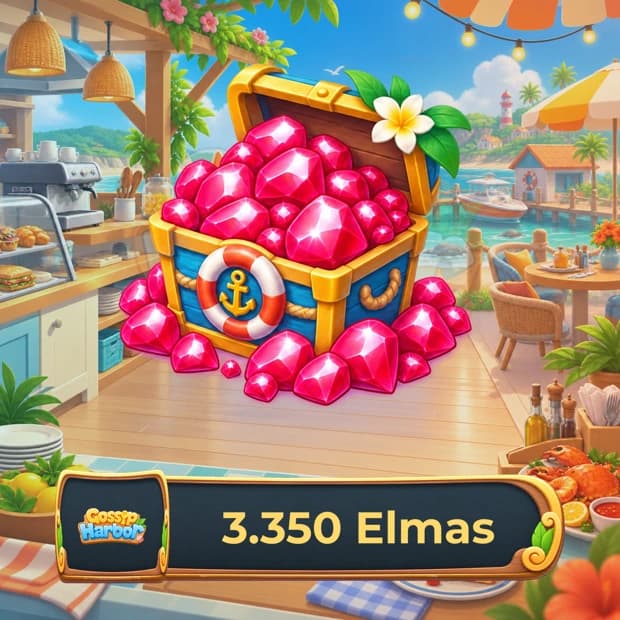 Gossip Harbor 3.350 Elmas - 780 TL Google Play Hediye Kodu