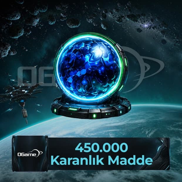 OGame 450,000 Dark Matter - 90 TL Gameforge