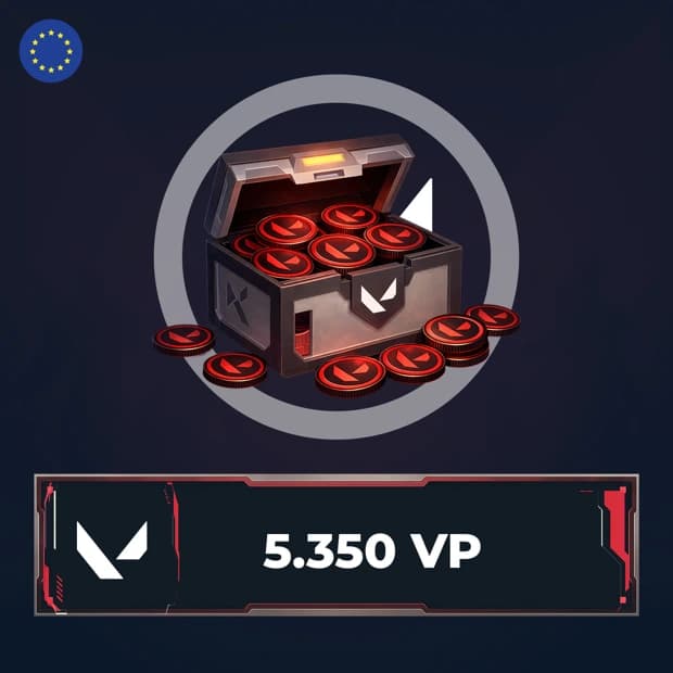 Valorant 5,350 VP - Europe